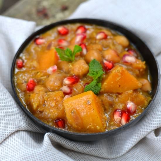 Butternut Squash & Chickpeas Korma
