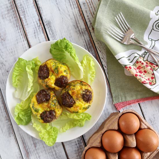 Reuben Egg Muffins