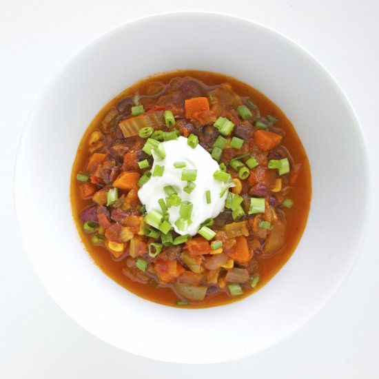 Chipotle Vegetable Chili – Vegan