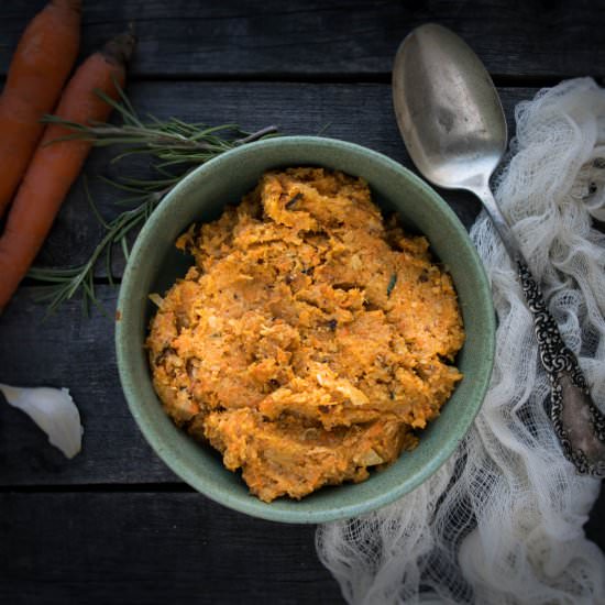 Roasted Cauliflower and Carrot Mash