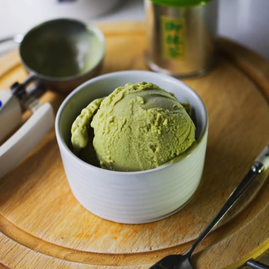 green tea ice cream