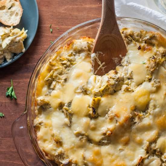 Hot Fontina & Artichoke Dip
