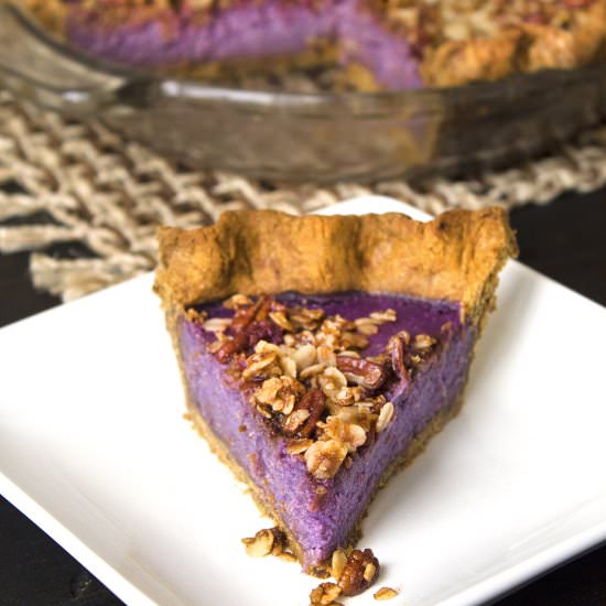 Purple Sweet Potato Pie