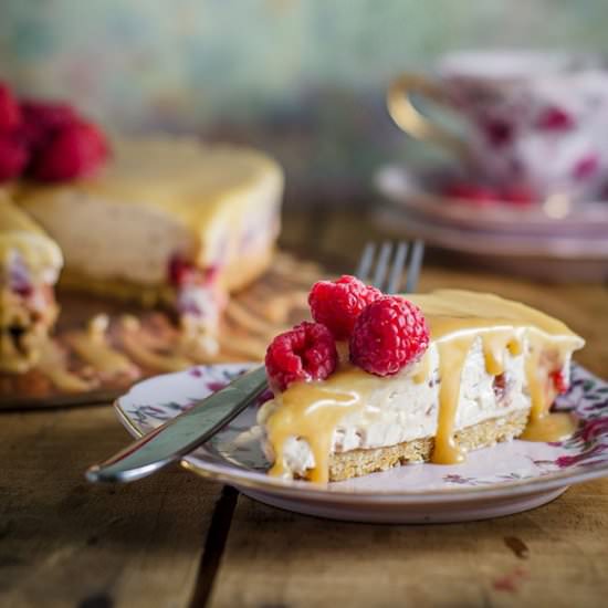 Raspberry No-Bake Cheesecake