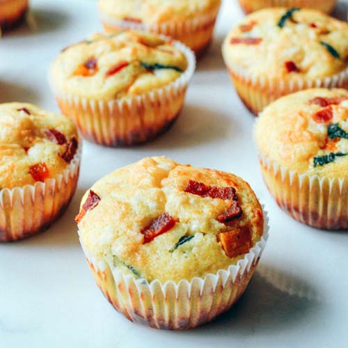 Savory Maple Corn Muffins