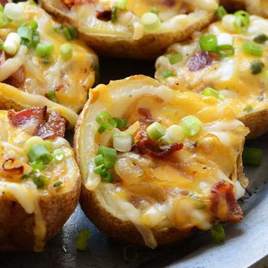 Jalapeno Popper Potato Skins