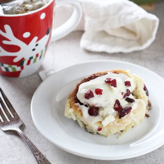 Cranberry Bliss Cinnamon Rolls
