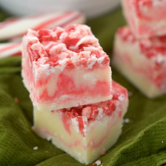 Candy Cane Fudge