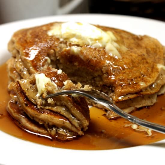 Cinnamon Applesauce Flapjacks