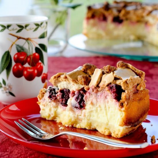 Cheesecake with Cherries