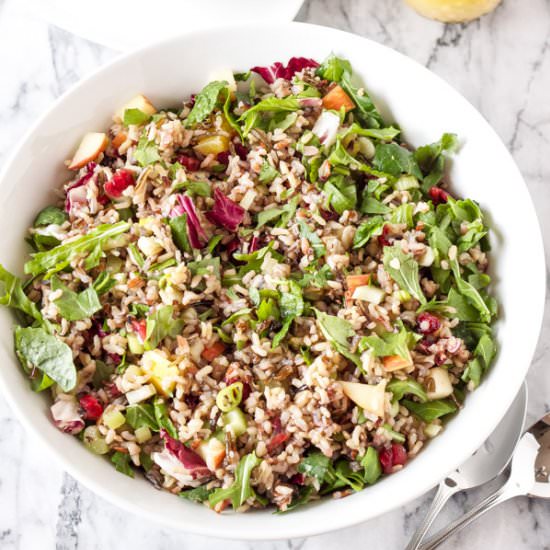 Winter Kale & Wild Rice Salad