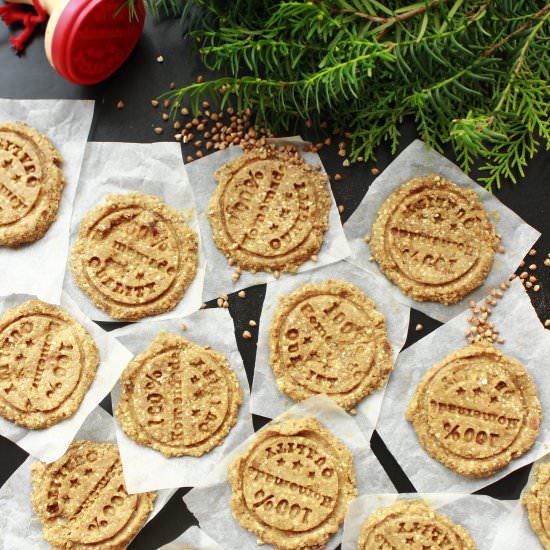 Raw nut-butter cookies