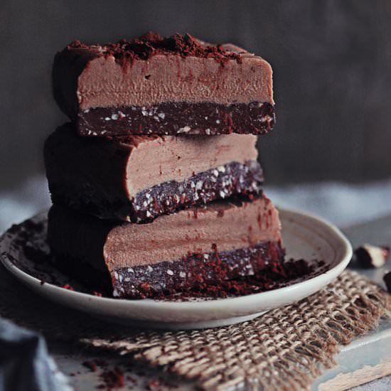 Raw Chocolate Fudge Bars