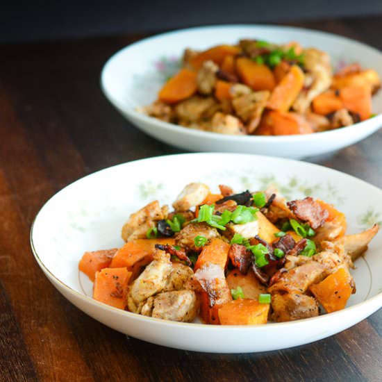 Sweet Potato Spicy Chicken
