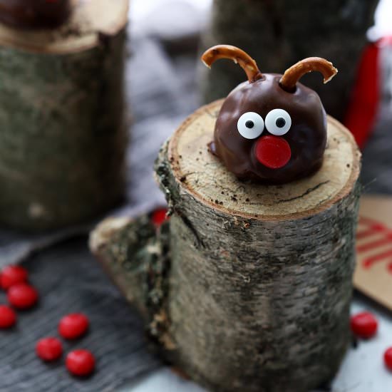 Oreo Reindeer Cookie Balls