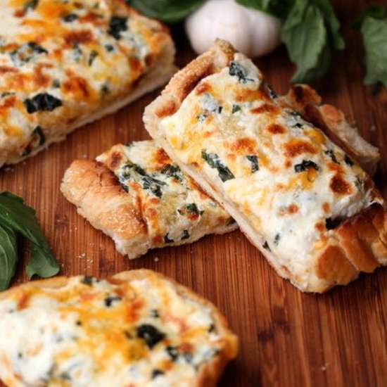 Easy Cheesy Toasted Garlic Bread
