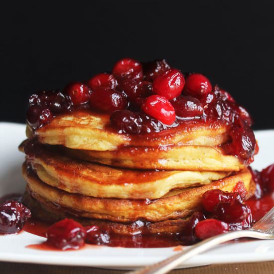 Eggnog Pancakes