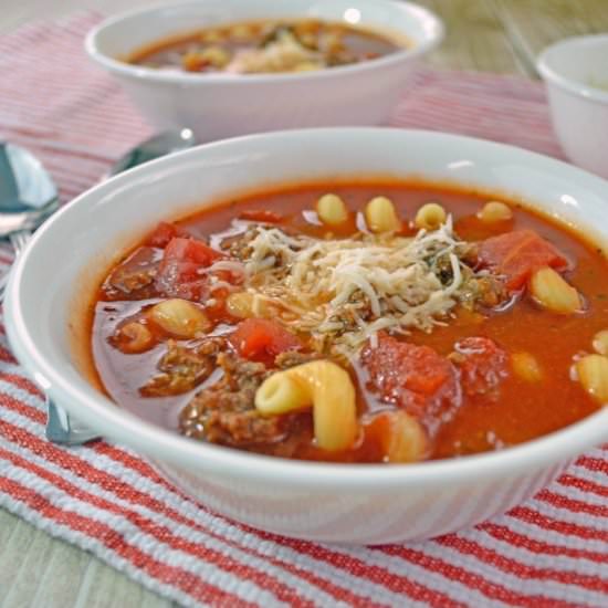 Lasagna Soup