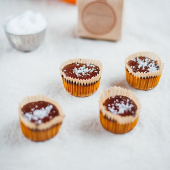 Salted Chocolate Pumpkin Cheesecake