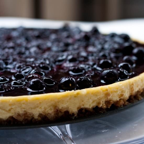 Creme Friache Cheesecake w Blueberr