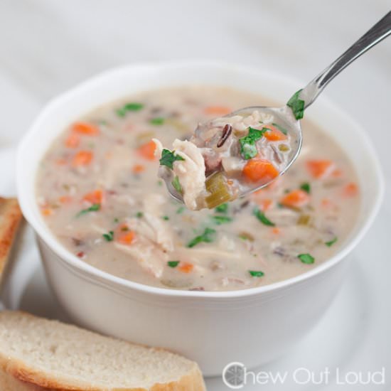 Chicken wild rice soup