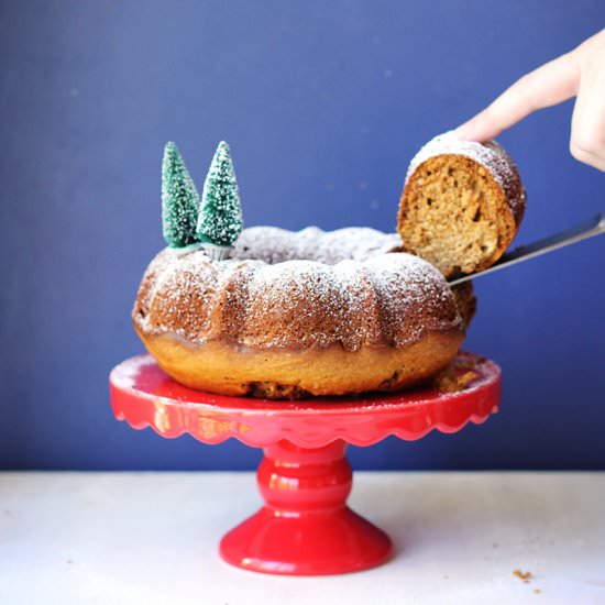 Maple Gingerbread Bundt Cake