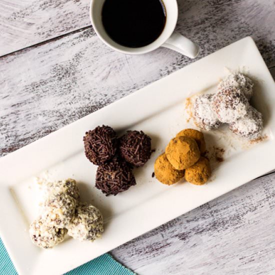 Almond Date Truffles