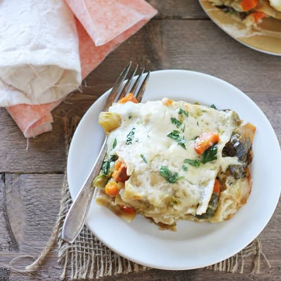 Root vegetable lasagna