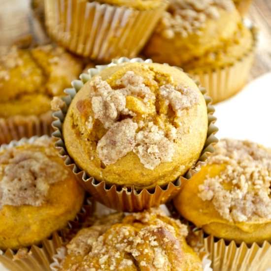 Pumpkin Streusel Muffins