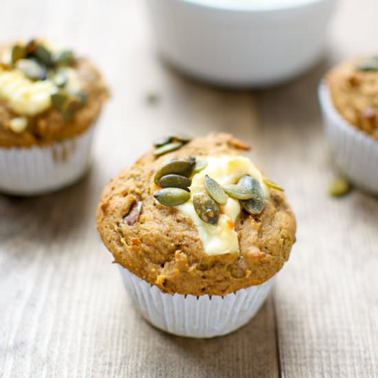 Pumpkin Muffins With Dates