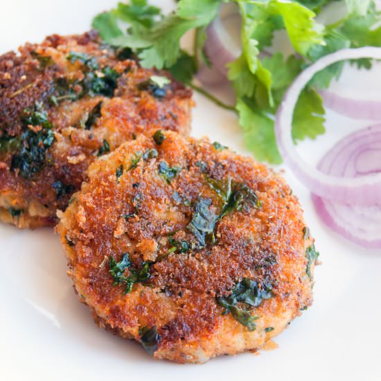 Potato Paneer and Carrot Cutlets