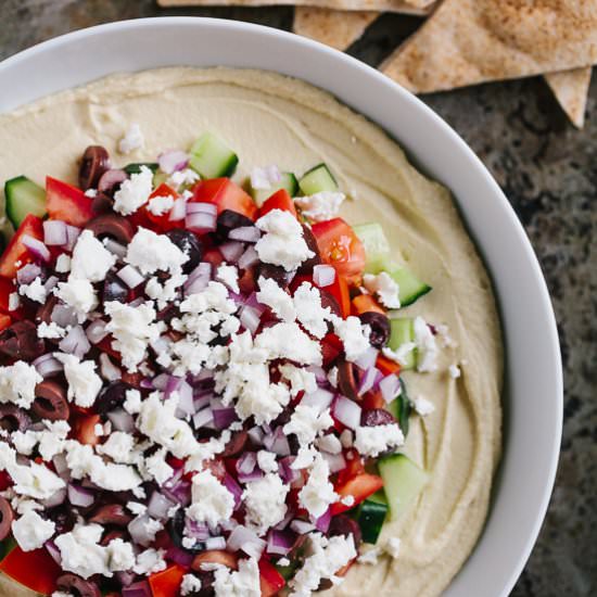 Six Layer Mediterranean Dip
