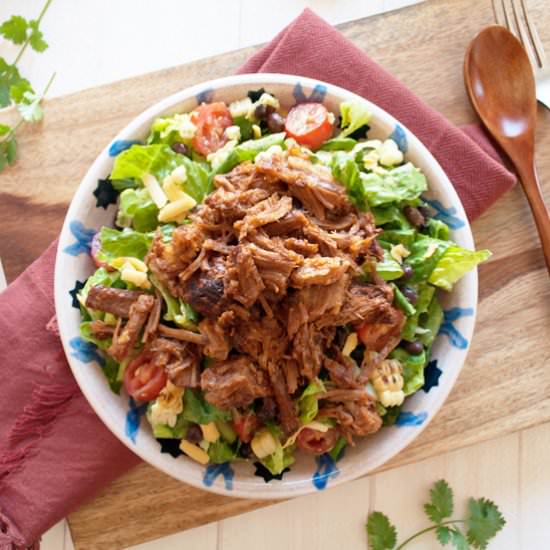Mexican shredded beef salad