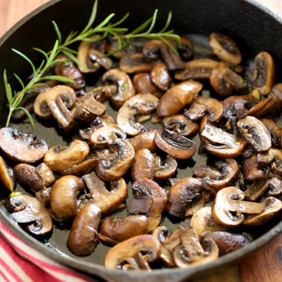 Garlic Butter Sautéed Mushrooms