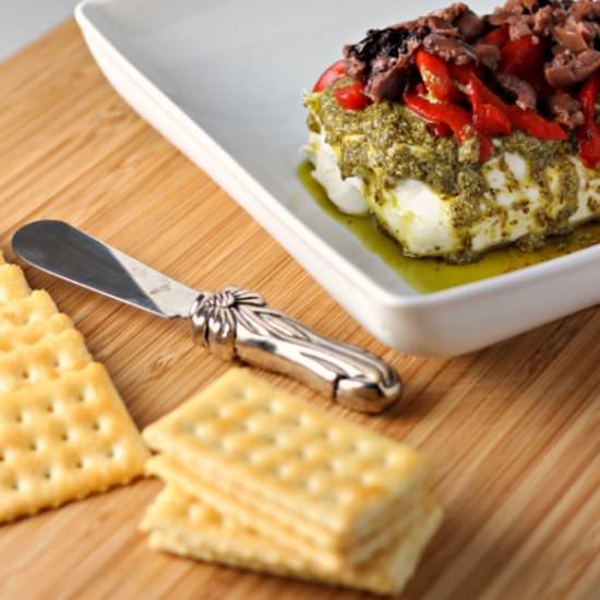 Cream Cheese Pesto Dip