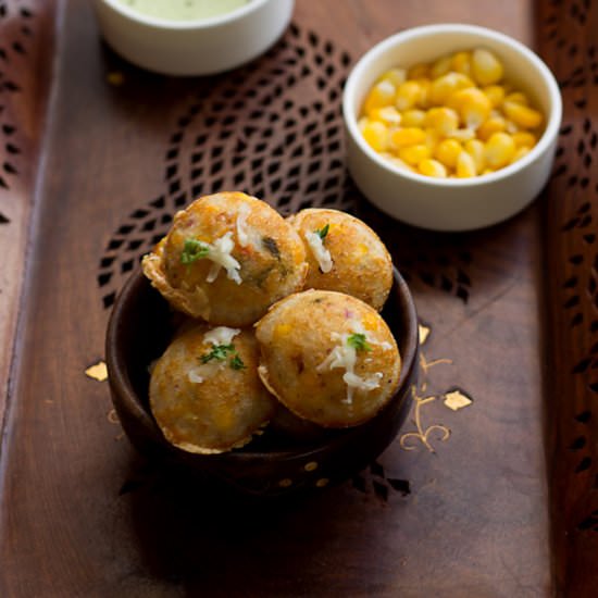 Masala Paniyaram with Cheese