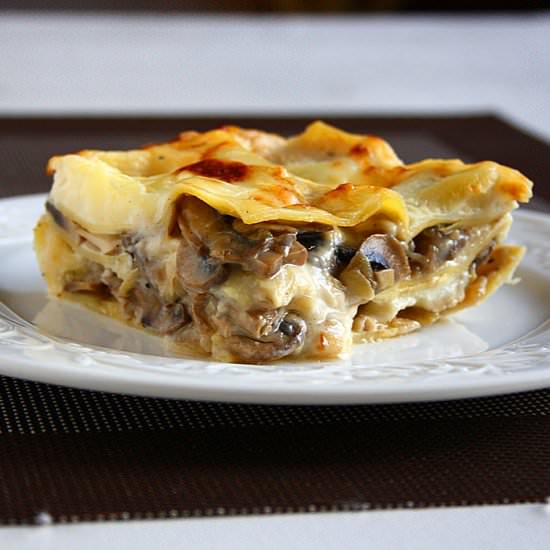 Mushroom Lasagna