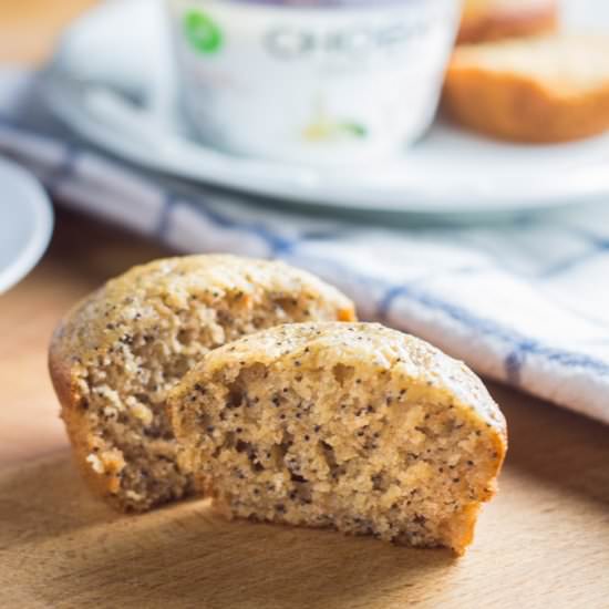Healthy Poppyseed Muffins
