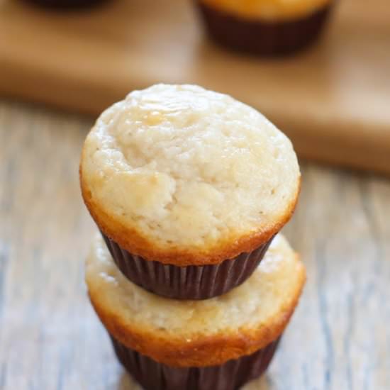 Mini Eggless Yogurt Muffins