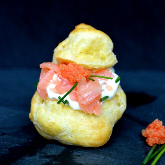 Smoked Salmon Choux Puff
