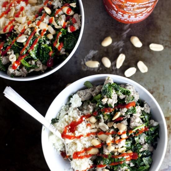 Garlic Ginger Kale Bowl (GF)