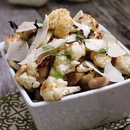 Roasted Fennel and Cauliflower
