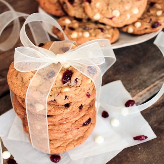 White Chocolate Cranberry Cookies