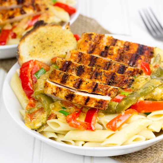 Blackened Chicken Pasta