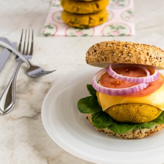 Pumpkin Almond Burger Patties