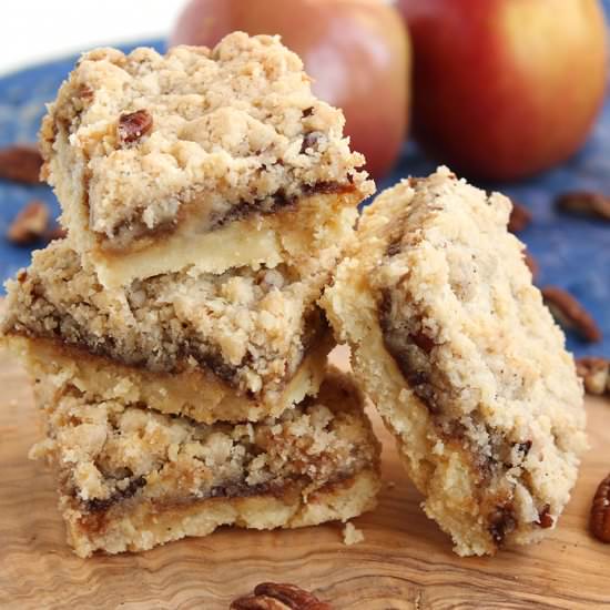 Apple Buttter Cheesecake Bars