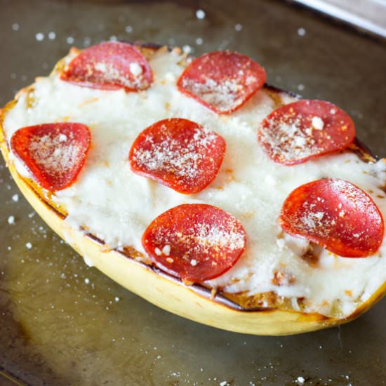 Pizza Stuffed Spaghetti Squash