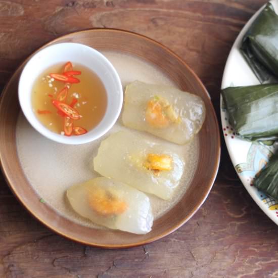 Banh Bot Loc (Vietnamese Dumplings)