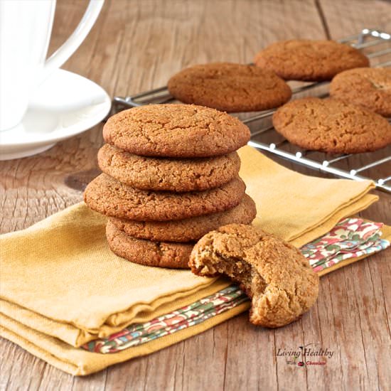 Soft and Chewy Ginger Cookies