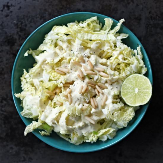 Vegan Caesar Dressing with Pine Nut